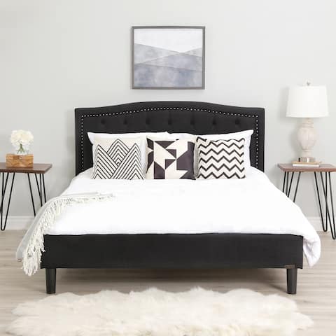 Abbyson Mandy Tufted Upholstered Bed