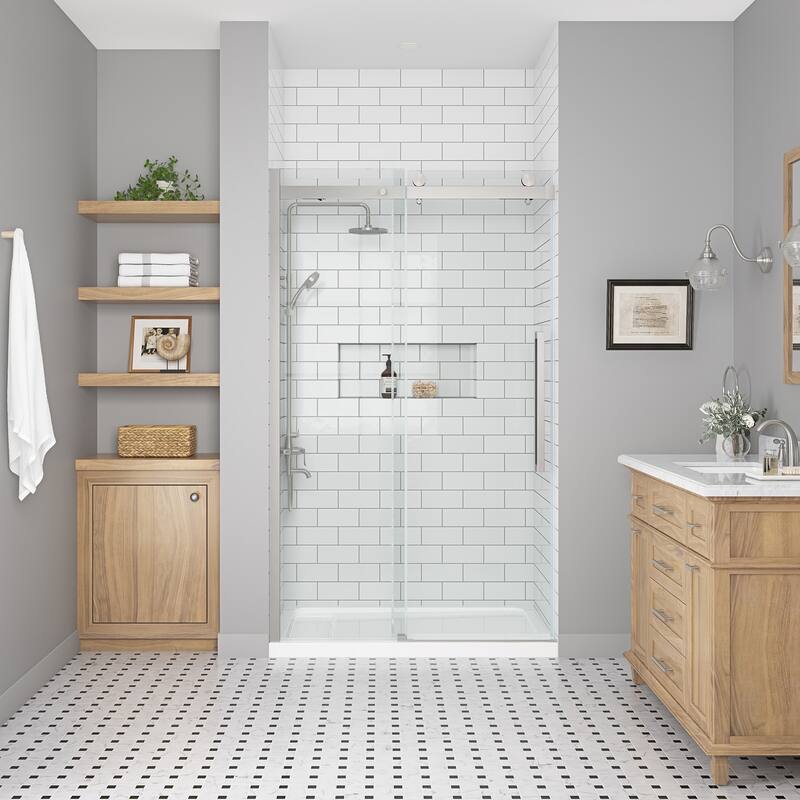 OVE Decors Bel Soft-Close Frameless Sliding Soft Close Shower Door