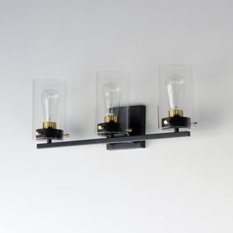 Maxim 12403CL Pinn 3 Light 21" Wide Vanity Light with Clear Glass