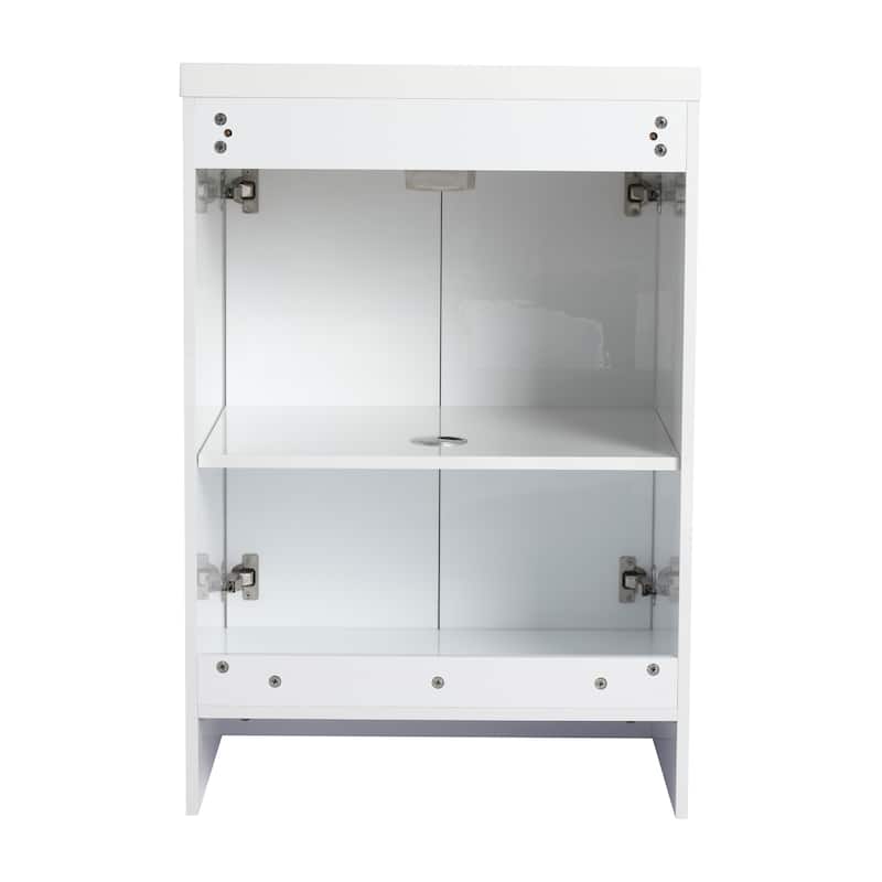 Freestanding Bathroom Vanity With Resin Sink