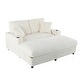 preview thumbnail 67 of 71, GDFStudio - Polyester 50.9" Loveseat Chaise Lounge Chair with Cup Holders