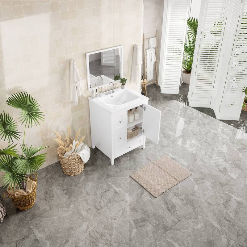 24 " Bathroom Vanity with Storage
