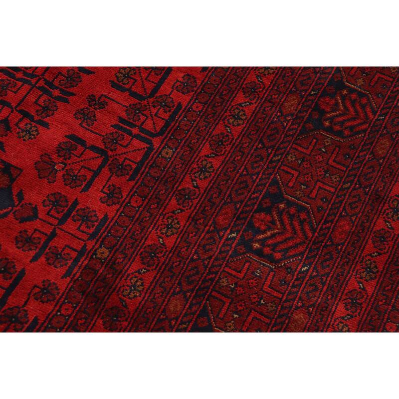 Vintage Biljik Khal Mohammadi Jericho Red/Blue Rug - 9'9'' x 12'7''