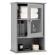 preview thumbnail 11 of 23, Bathroom Wall Mounted Adjustable Hanging Storage Medicine Cabinet - 14" x 7" x 20" (W x D x H)