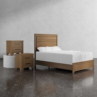 Furniture of America Nyess Modern Chestnut Brown 3-Piece Wood Kids Bedroom Set