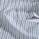 preview thumbnail 10 of 12, Eddie Bauer Ticking Stripe Navy Cotton Percale Duvet Cover Set