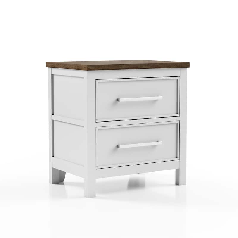 Furniture of America Althea Modern Farmhouse 3-Piece Wood Kids Panel Bedroom Set