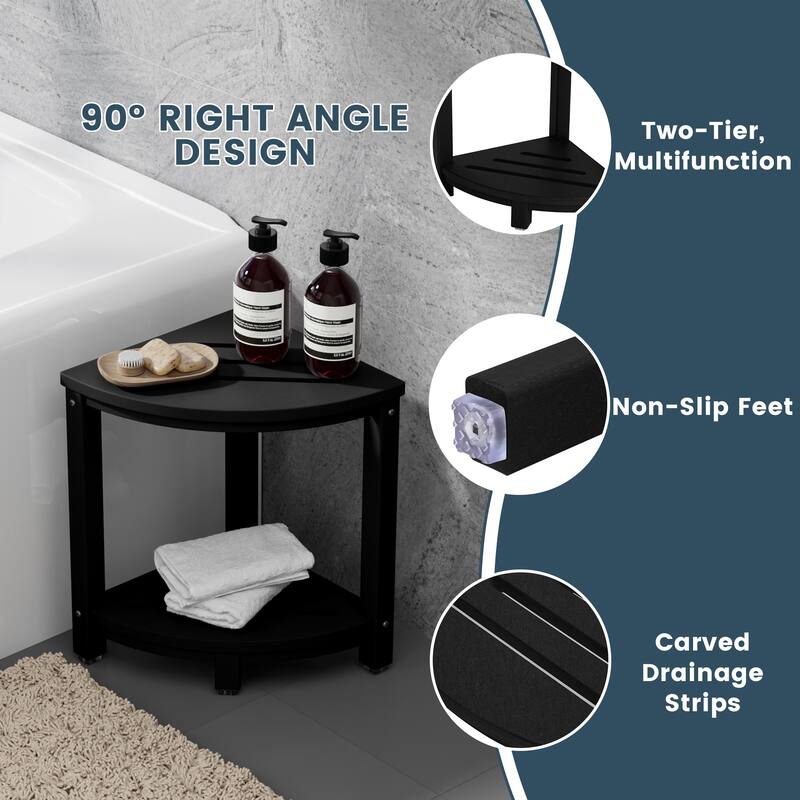 Anapolis Poly Corner Shower Bench