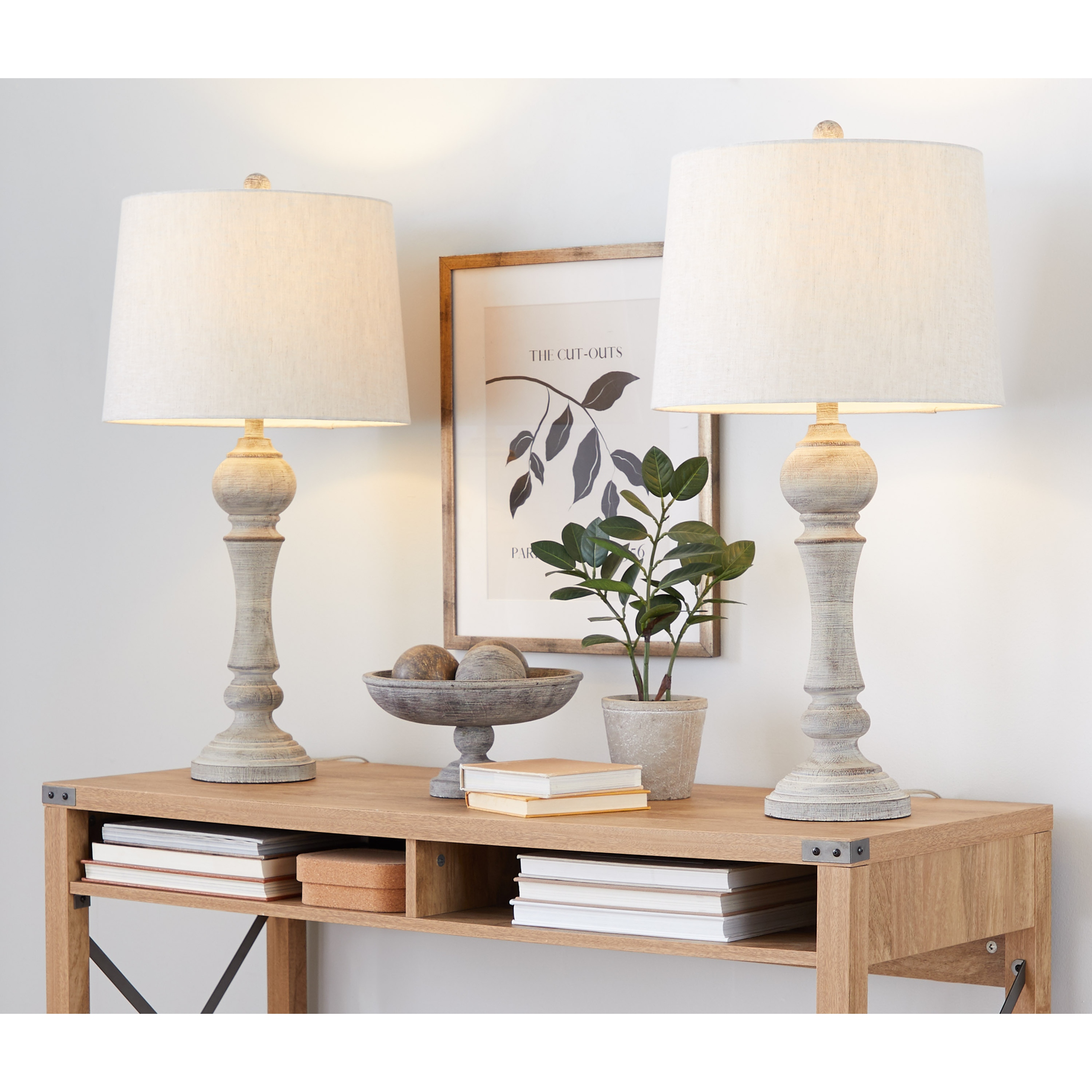 Adesso distressed gray vintage discount farmhouse table lamp