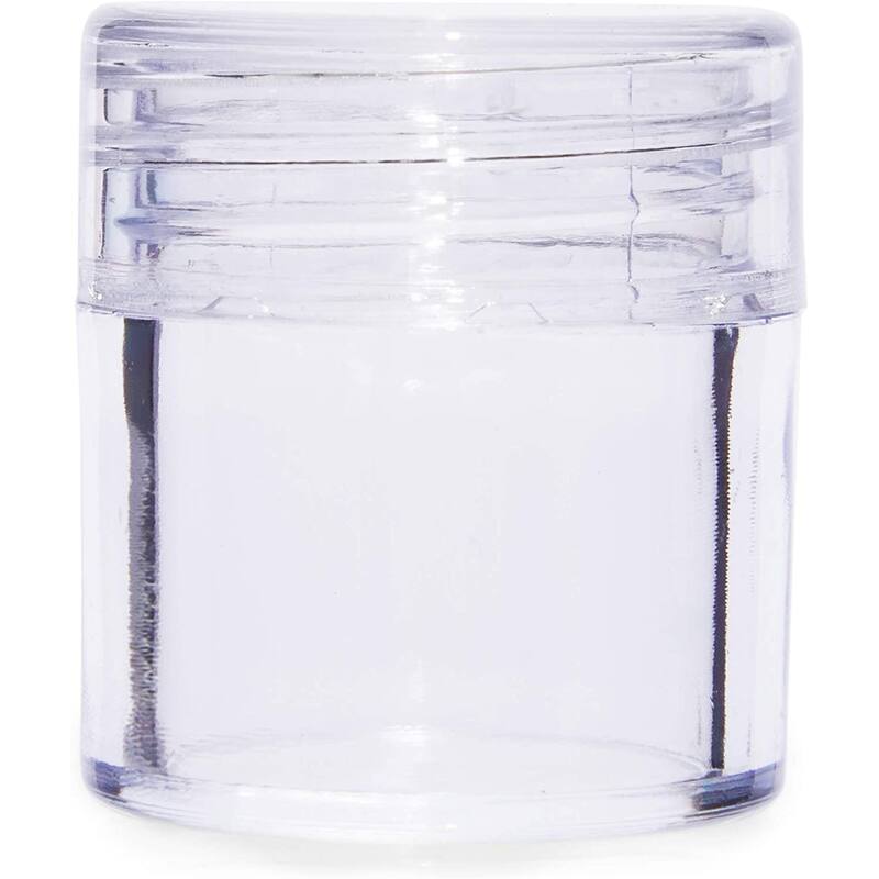 3 Clear Bead Storage Containers, 90 Jars for Diamond Painting (93 Pieces)