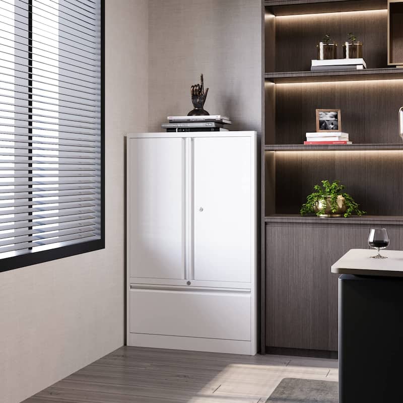 Modern File Cabinets for Home Office with Drawers - N/A