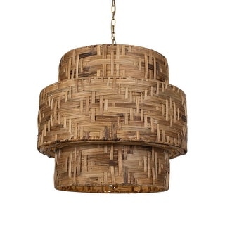 Uttermost Water Hyacinth 4 Light Woven Pendant - N/A