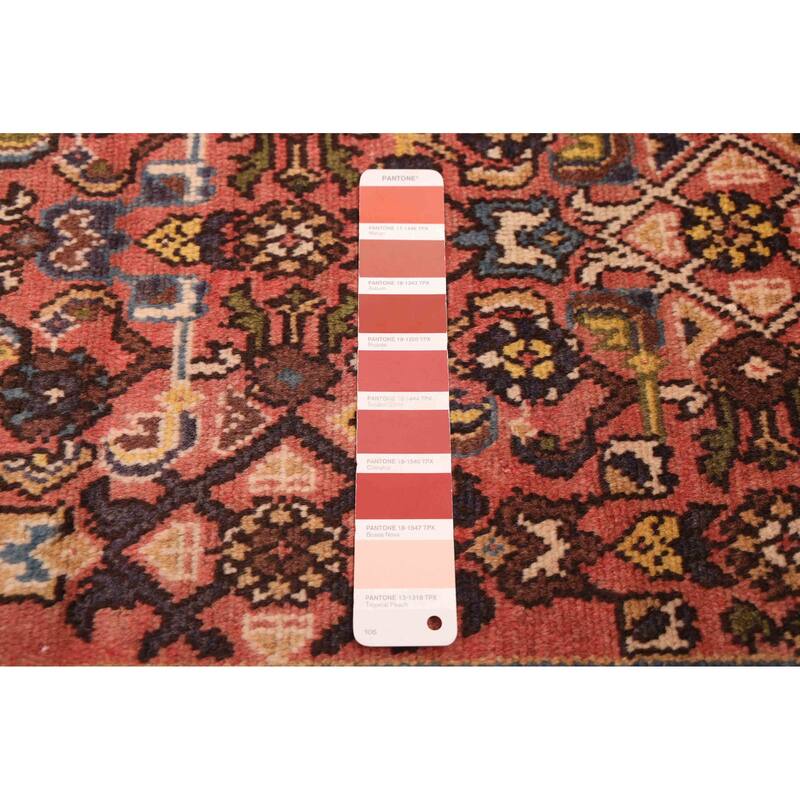 ECARPETGALLERY Hand-knotted Antalya Vintage Light Red Wool Rug - 3'5 x 9'1