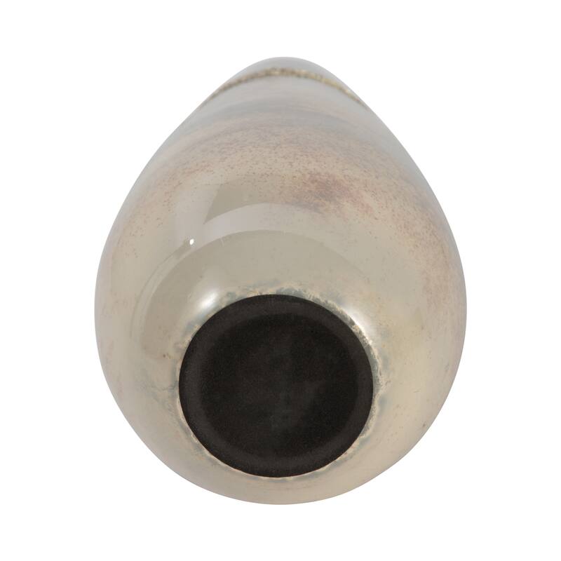 Sagebrook Home Glam Modern Glass Vase