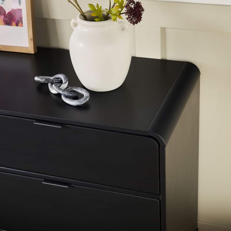 Middlebrook Curved Top Solid Wood 6-Drawer Dresser
