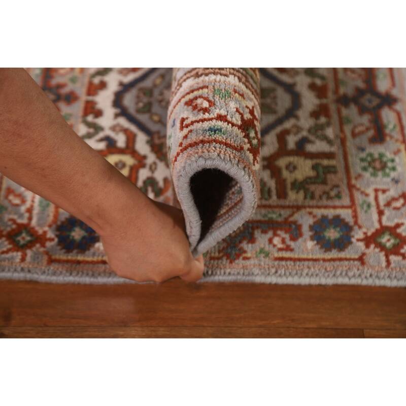 Geometric Heriz Serapi Oriental Area Rug Handmade Wool Carpet - 2'0"x 3'0"