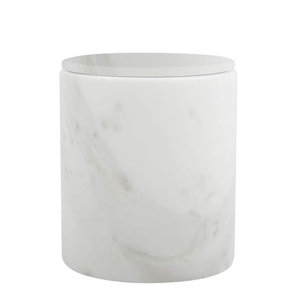 4 Piece Bathroom Accessories Set Spirella Sana Real Marble Overstock
