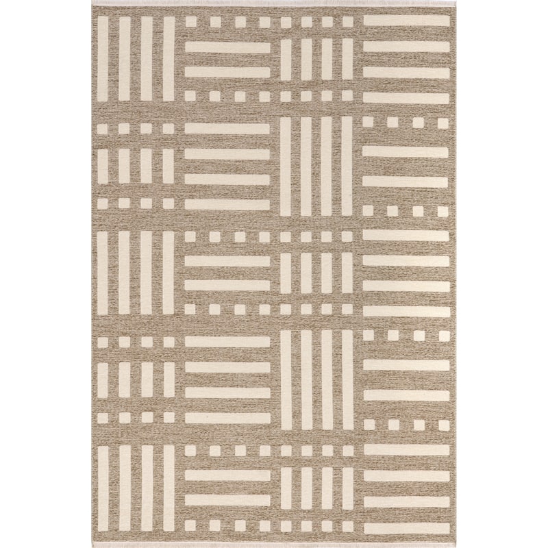 Nuloom Mina SuperiorWash Modern Stripes Reversible Machine Washable Area Rug