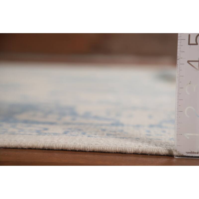 Hand Knotted Oriental 100% Wool Carpet Transitional All-Over Beige & Ivories Oushak Area Rug - 11' 11'' X 9' 3''