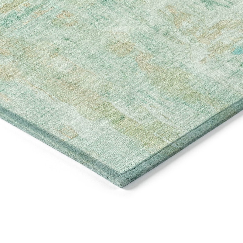 Machine Washable Indoor/ Outdoor Muted Ombre Chantille Rug
