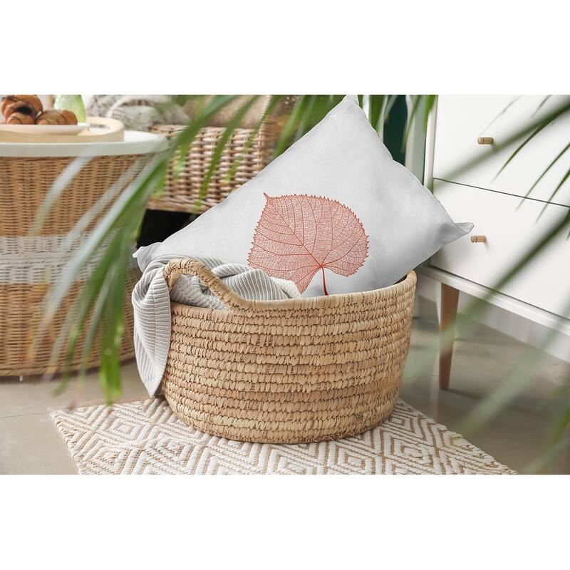 Leaf Study Accent Pillow