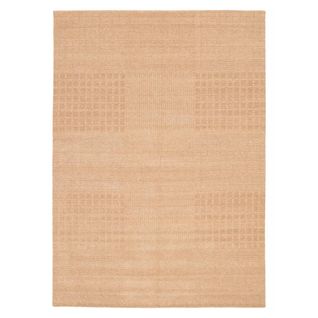 Kashkuli Gabbeh Tan Rug 6'8" x 9'6" - 6'8 x 9'6