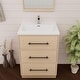 preview thumbnail 11 of 30, Victoria 24'' Freestanding Vanity with Reinforced Acrylic Sink - 23.5