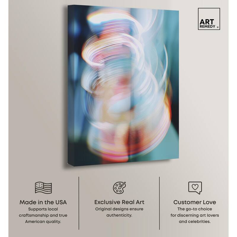 Swirling Light II Canvas by Art Remedy, Gallery Wrapped