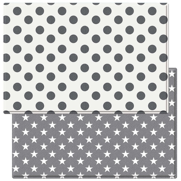 slide 1 of 1, Dots and Stars Playmat - 82.5in L X 55in W