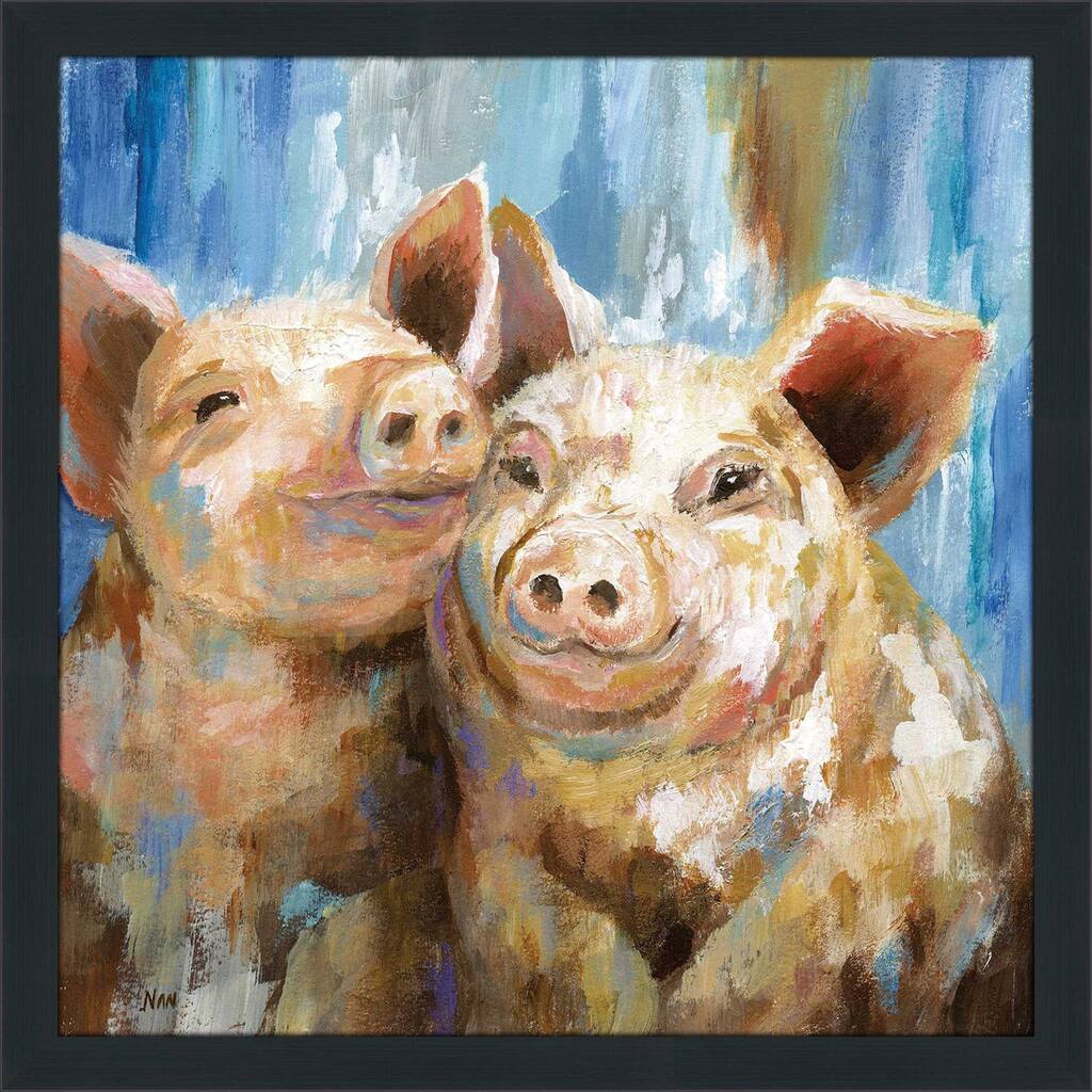 "Mud Buddies (Square)" by Nan Print on Acrylic