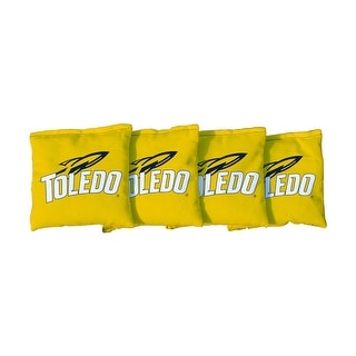 Toledo University Rockets Yellow Cornhole Bags