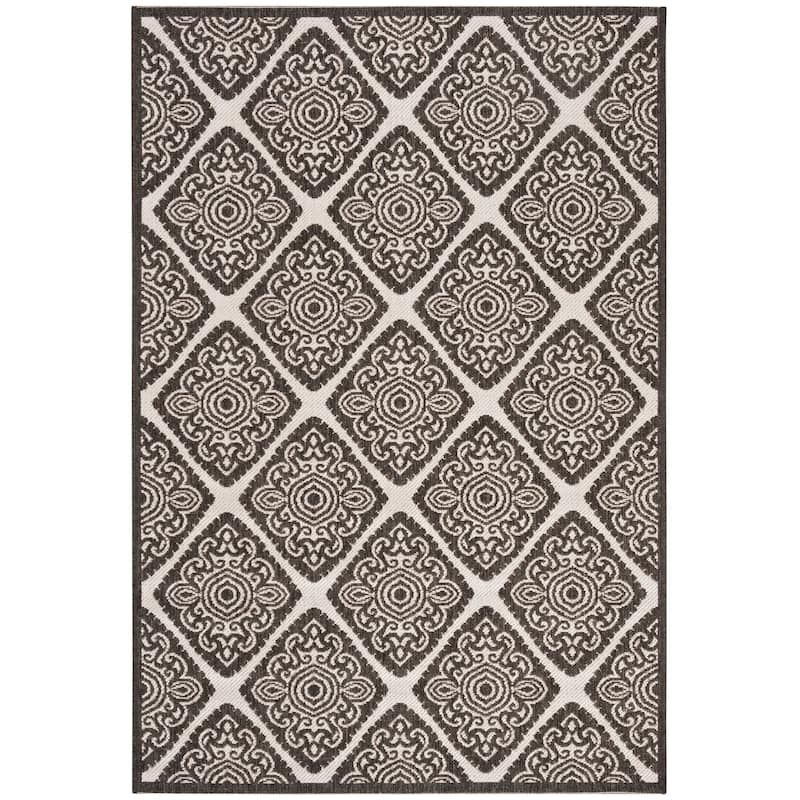 SAFAVIEH Linden Sharron Indoor/ Outdoor Waterproof Patio Backyard Rug
