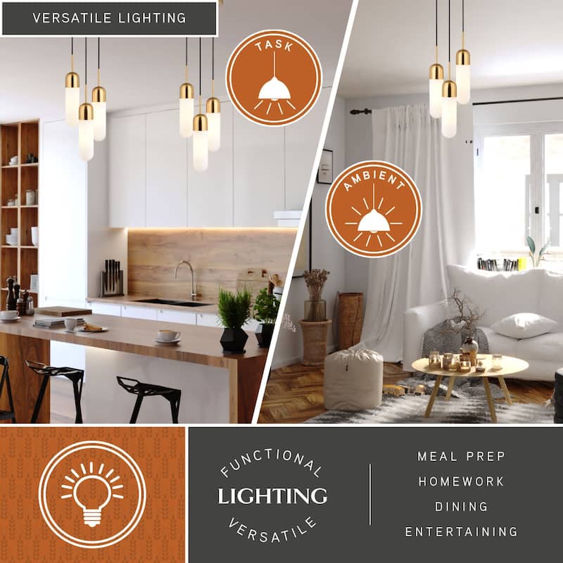 Vaxcel Lighting P0422 3 Light 10" Wide Suspension Mini Pendant
