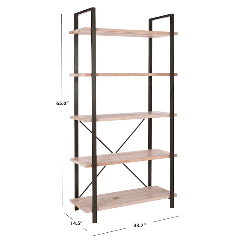 SAFAVIEH Shoko 5-Level Etagere - 33.7" x 14.5" x 65" - 34Wx15Dx65H