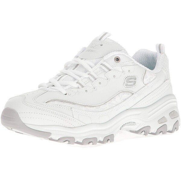 white lace skechers