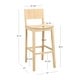 preview thumbnail 36 of 34, Linon Dahlia Armless Barstool Set of 2