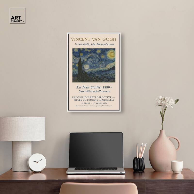 Starry Night Canvas by Art Remedy