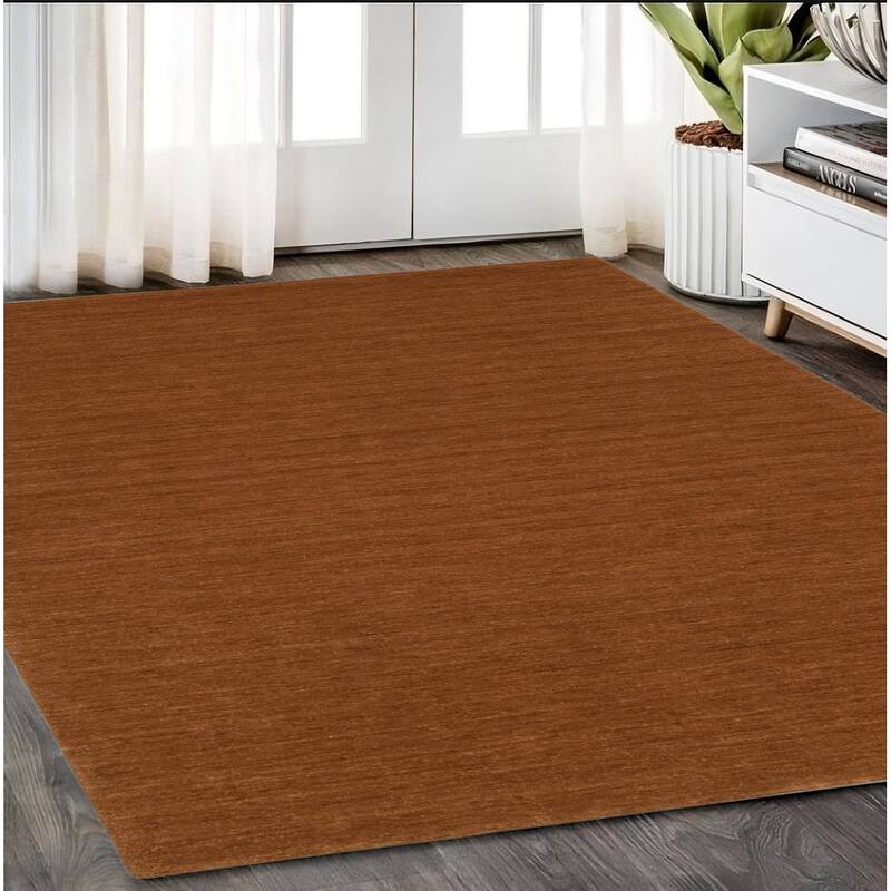 HomeRoots Solid Color Casual Rectangle Area Rug - 95.67 in. x 59.84 in.  x 0.59 in.