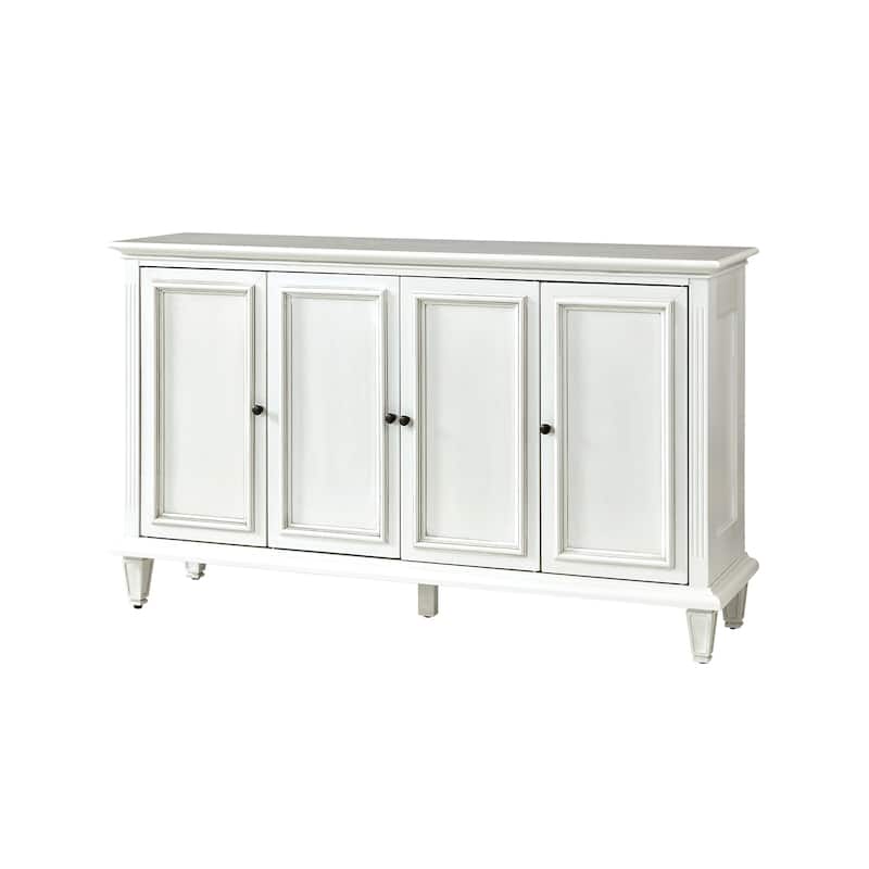 Erwin Traditional 58" Wide Sideboard with Wine Bottle Storage by HULALA HOME
