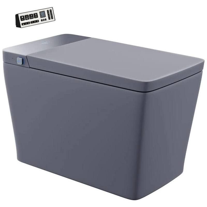 Swiss Madison SM-ST0201 Concorde 1.28 GPF One Piece Elongated Toilet - Matte Gray