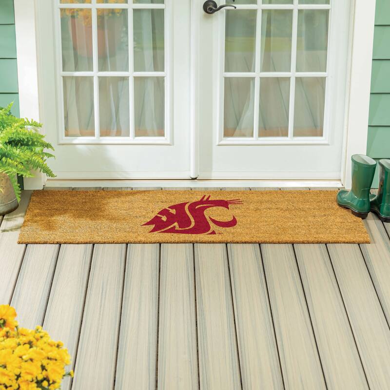 Washington State University Full Color Indoor/Outdoor Coir Mat