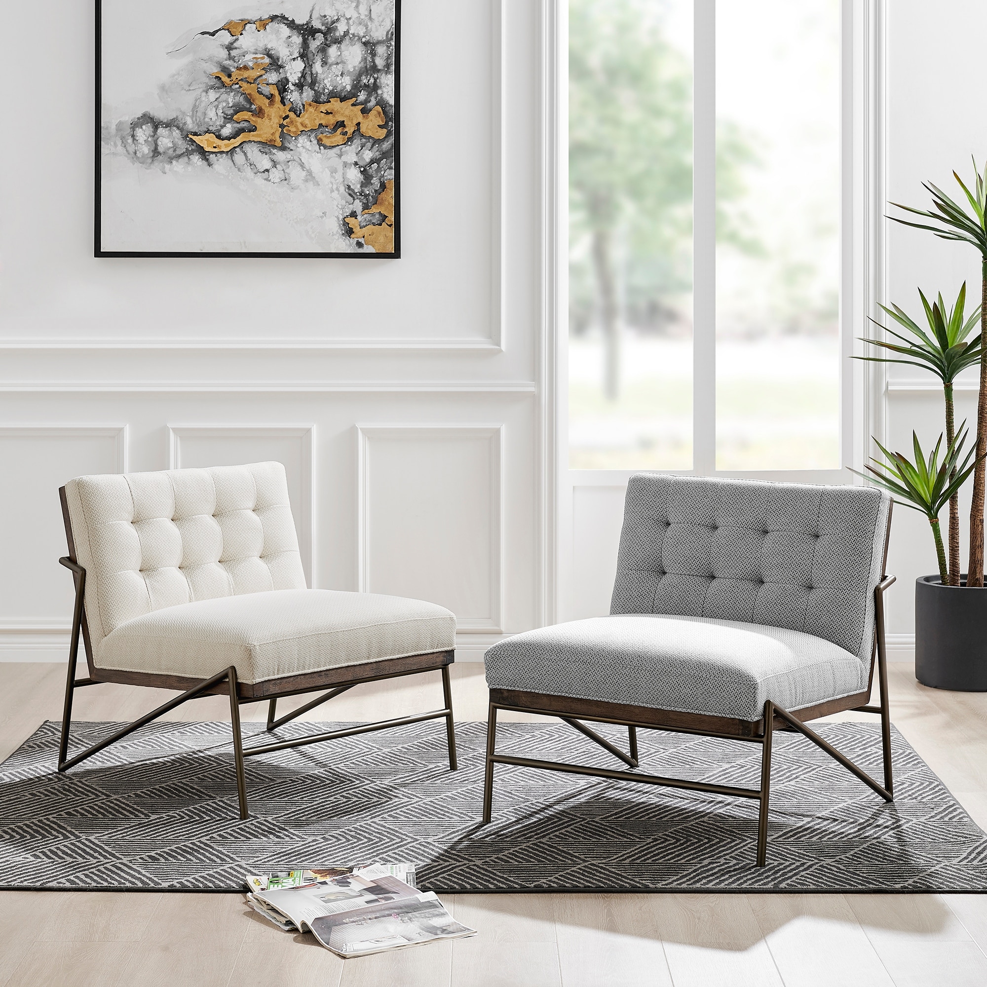 NPD Furniture Marlow Fabric Accent Chair