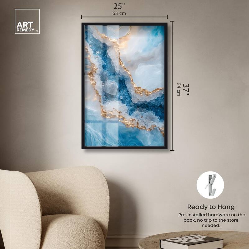 Molten Topaz I Shadowbox by Art Remedy