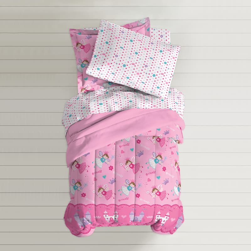 Dream Factory Magical Princess 4-piece Toddler Comforter Set