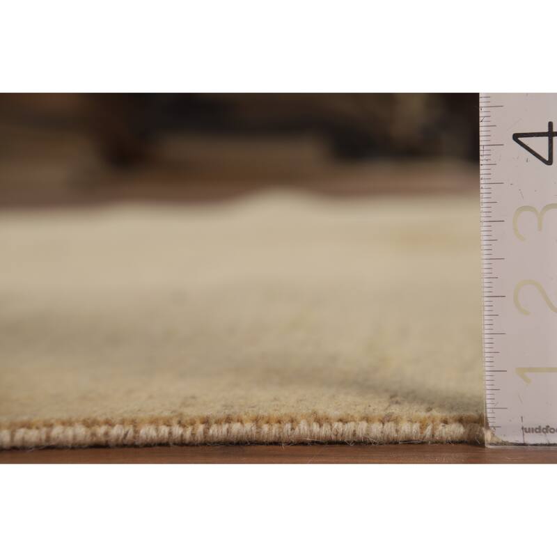 Modern Gabbeh Oriental Area Rug Handmade Wool Carpet - 6'6"x 9'6"