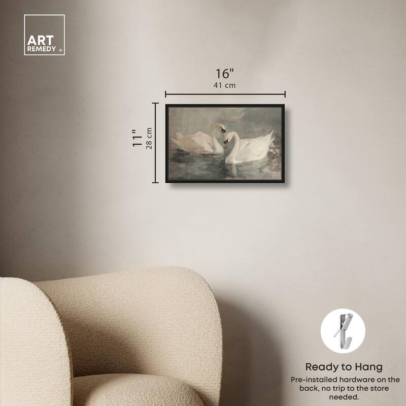 Ivory Idyllic Canvas by Art Remedy