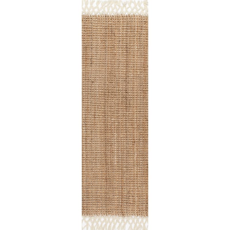 Nuloom Raleigh Farmhouse Jute Tasseled Area Rug