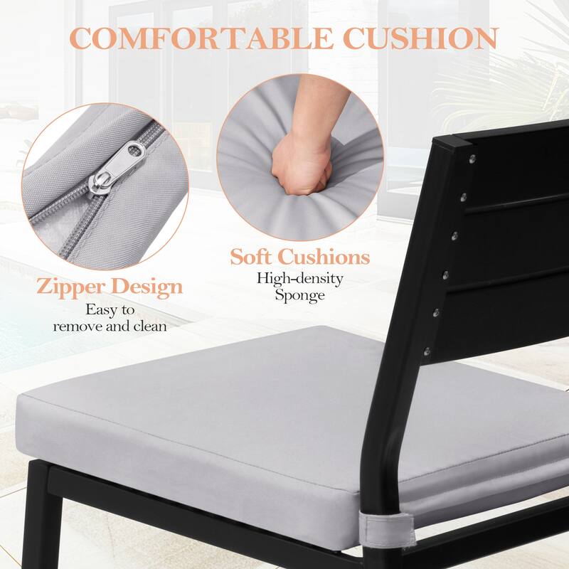 Pellebant Outdoor Indoor Barstools with Cushion