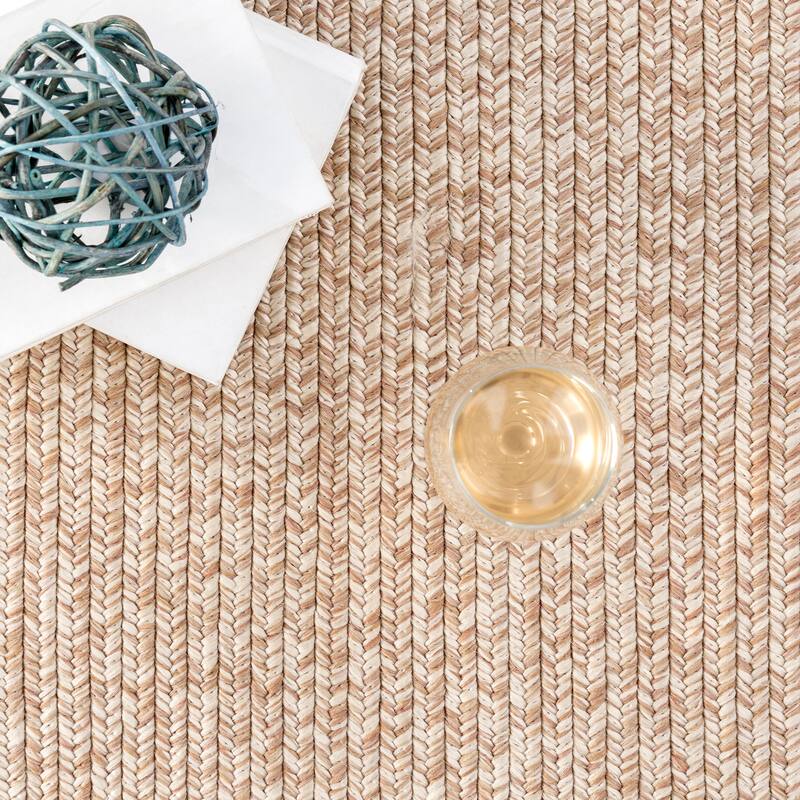 Nuloom Braided Courtney Tassel Indoor/Outdoor Area Rug
