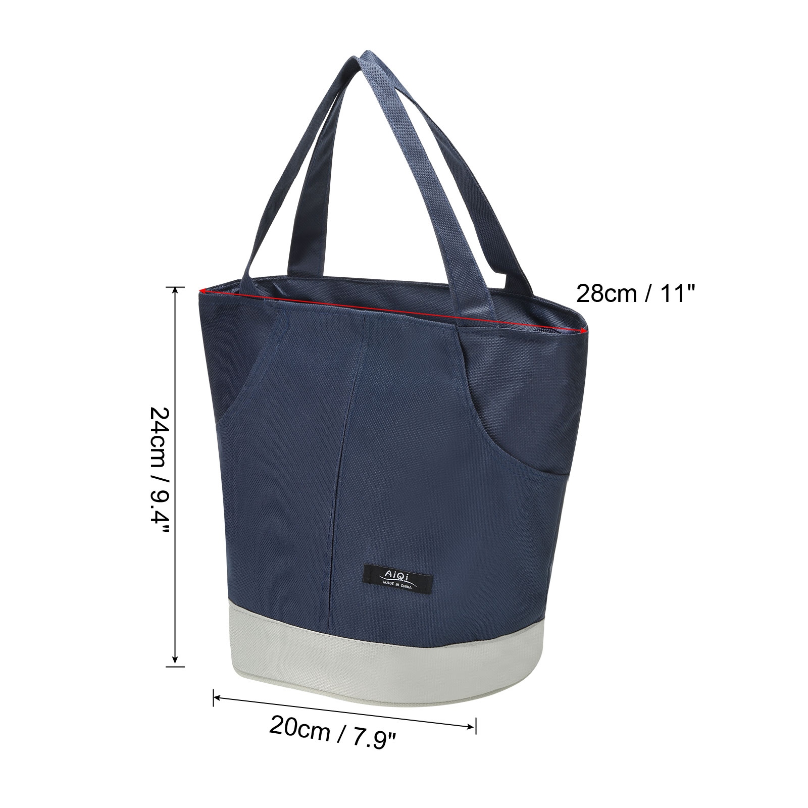 Insulated Lunch Bag Lunch Tote Bag 11.02 x9.45 x7.87